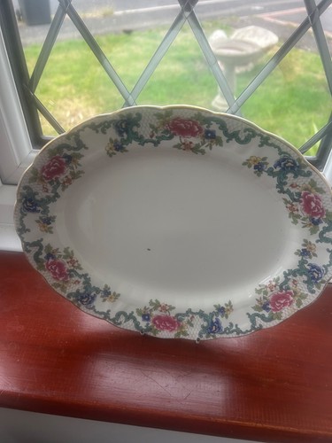Booths floradora platter 12in