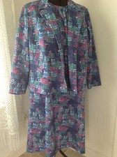 Vintage , Norman Linton, London, 2 Piece ,Dress and Jacket,  size 24