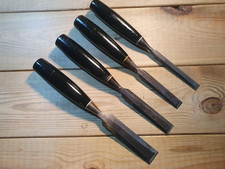 4 x Vintage Stanley 5001 Chisels Old Woodworking Hand Tools Carpentry Tool