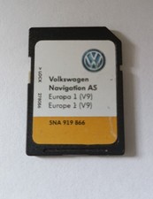 VW V9 Discover Media MIB2 Sat Nav Map SD Card (5NA919866) with 2026 Maps