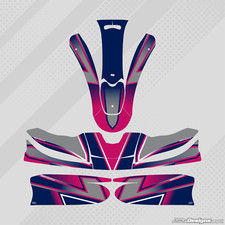KOSMIC 2015 KG507/508 STYLE FULL KART STICKER KIT - KARTING - JakeDesigns