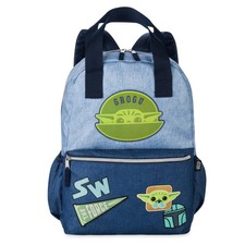 Disney Star Wars The Mandolorian Grogu The Child Baby Yoda Varsity Backpack- NEW