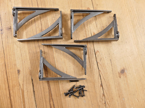 Cast iron anlge brackets - iron,