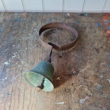 reclaimed Vintage Shop / Servant Call Wall Hanging Brass Bell Door Bell