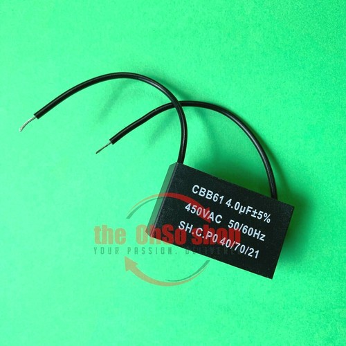 Cbb61 ac450v 4uf wired - 4uf,
