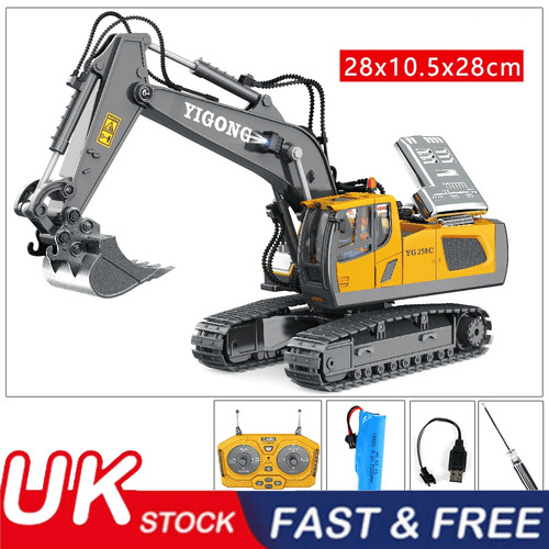 Excavator toys remote control - remote,