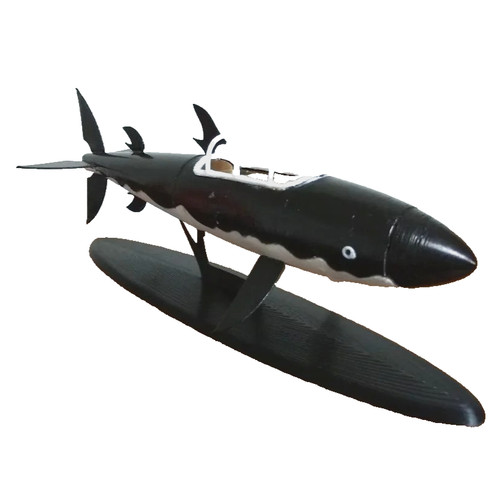 Tintin shark submarine - tintin, model