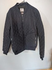 Zara Man Medium Quilted Coat. Pockets And Inner Pocket Great Condition