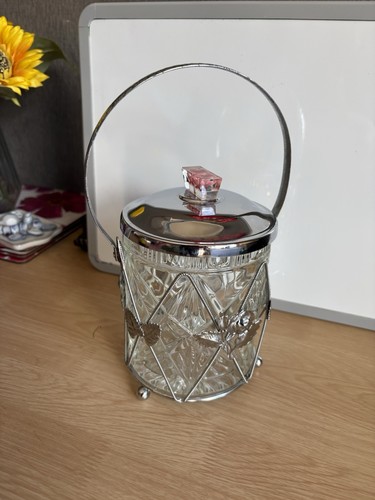 Vintage silver plate - plate, ice