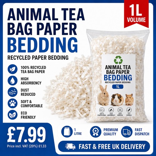 Shredded teabag paper pet - shredded,