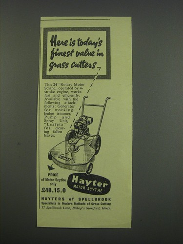 1955 hayter motor - motor, lawn
