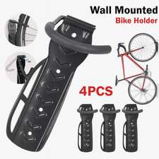 4x Bike Storage Wall Mounted Hook Bicycle Rack Hanger Holder Garage Steel Stand