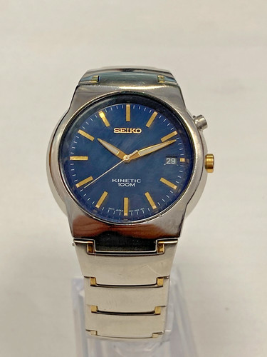 Seiko 5m62 0ac0 kinetic watch - 5m62-0ac0,