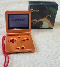Nintendo Game Boy Advance SP X Charizard Pokemon Boxed Retro Handheld Console