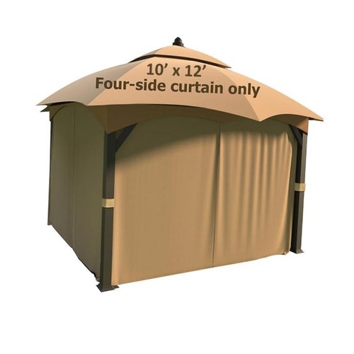 X12 side wall gazebo - 10’x12’, 4-side