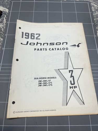 Vintage parts catalog johnson - catalog,