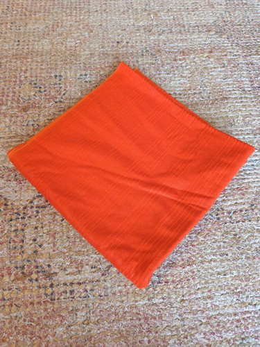 Vintage orange material - material, fabric
