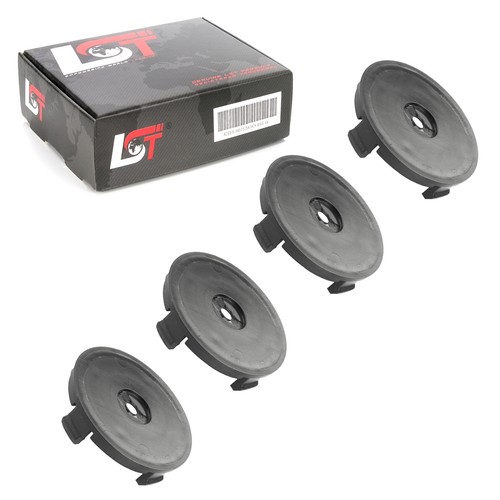 Wheel center caps black ø - 4x,
