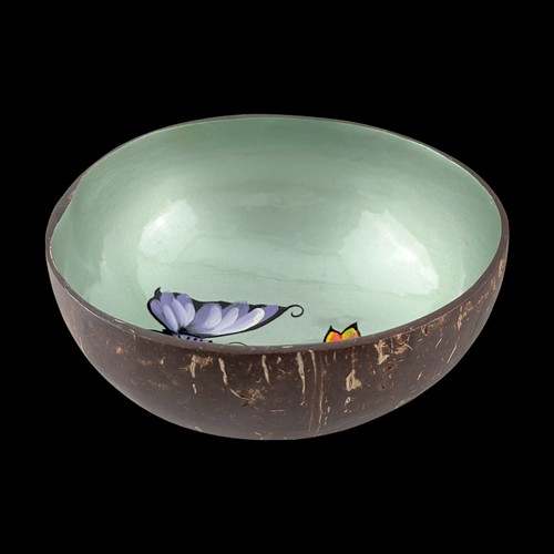 Natural coconut bowl hand - coconut,