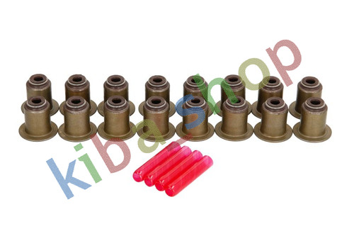 Valve stem gasket seal - stem, set