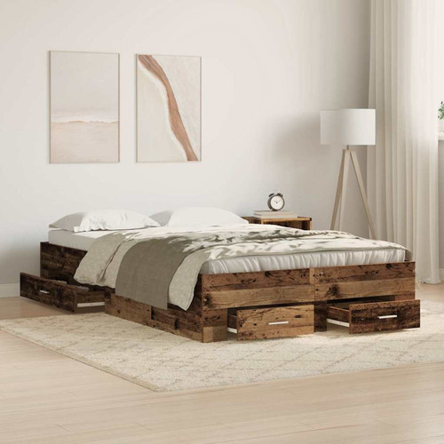 Bed frame storage - frame, old