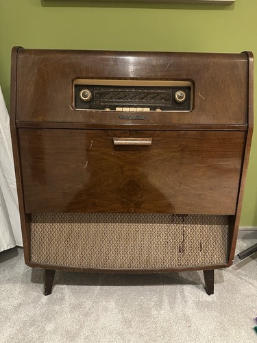 Hmv gramophone radiogram - gramophone,