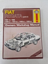 Fiat Regata Haynes Manual 1984