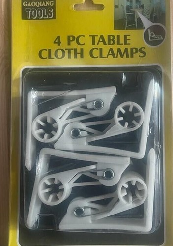 New 4pcs plastic tablecloth - new,