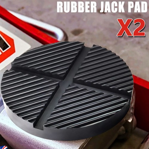 Car slotted axle jack pad - 2x,