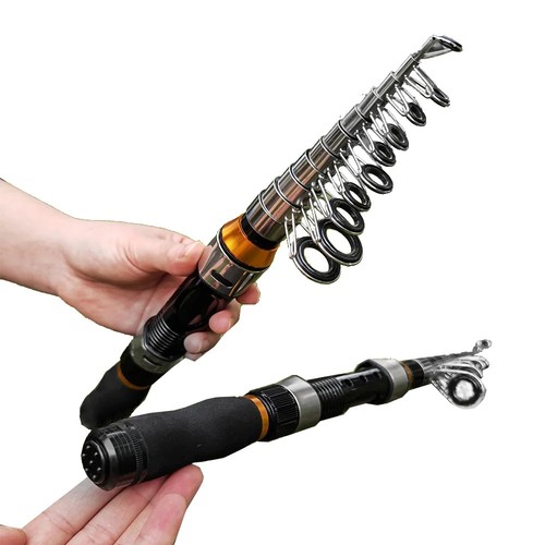 Telescopic fishing rod 5m - telescopic,