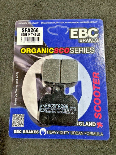 Ebc sfa266 brake pads - pads, gilera