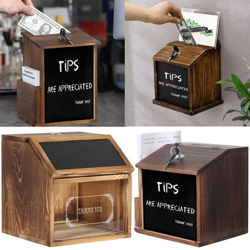 Rustic wood suggestion box - rustic,