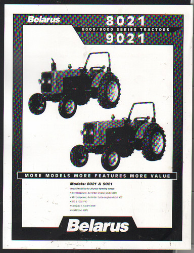 Belarus 8021 and 9021 - , tractors
