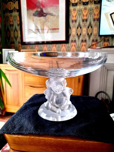 Lalique coupe angelots bowl - lalique,