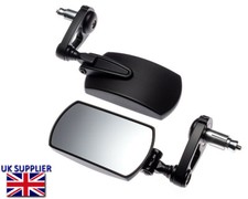Motorcycle Bar End Mirrors for 7/8 inch 22mm Handlebars including Renthal