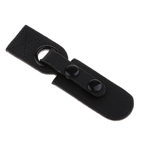 Set black leather toggle - black,