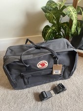 Fjallraven 30L weekender duffle backpack Grey
