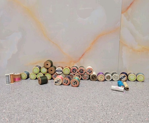 Bundle vintage sewing thread - vintage,