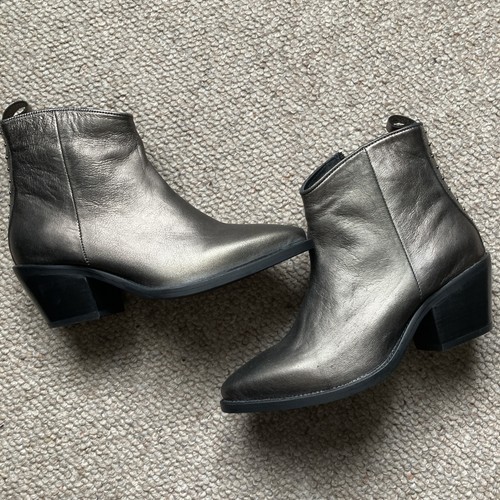 Moda pelle pewter metallic - in,