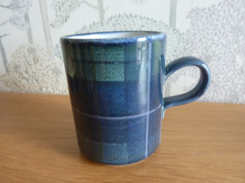 The tain pottery tartan mug - the,