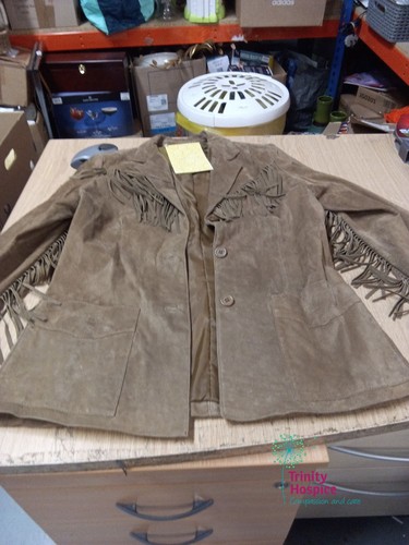 Leather elements suede fringe - suede,