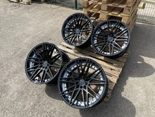 20" VAUXHALL VIVARO GS VAN ALLOY WHEELS GLOSS BLACK 5x108 2019 0NWARDS