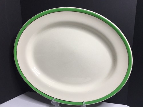 Queens green solian ware x - green,