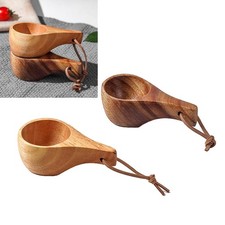 Wooden Cup Camping Mug