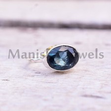 Tanzanite Gemstone 925Sterling Silver Ring Father's Day Jewelry All Size SP-417