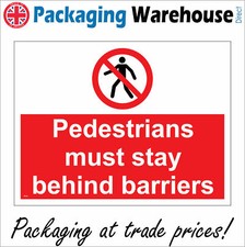 PR142 PEDESTRIANS MUST STAY