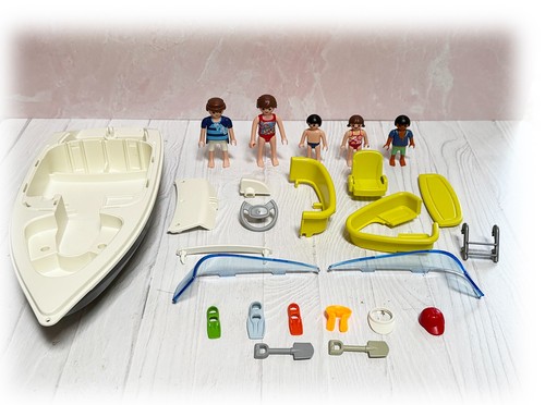 Vtg playmobil boat 4862 family - playmobil,