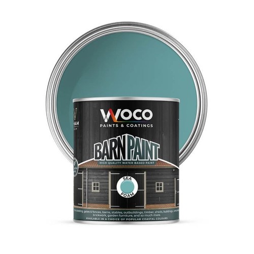 Barn paint seam - barn, blue