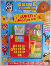 BBC Cbeebies magazine #649 2025 Colouring, Bluey Bing Duggee +Super Shopping set
