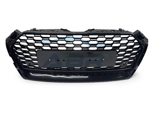 Gloss black rs5 style grille - black,